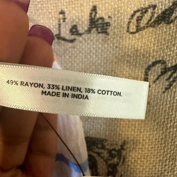 TALBOTS CHEERFUL STRIPE OBLONG SCARF, NWT - Picture 5 of 6